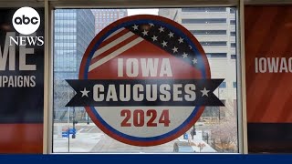 The final sprint to Iowa as the 1st 2024 election votes begin