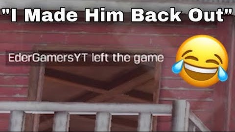 KID CHALLENGE ME TO A 1v1 AND MADE HIM RAGE QUIT...