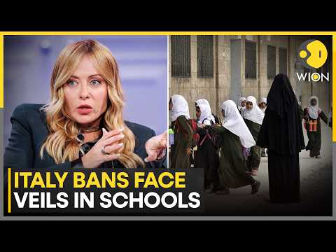 Italy Bans Face-Covering Veils & Caps Non-Italian Classrooms At 30% | WION