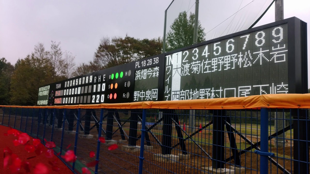 スコアボード基本仕様 Led電光掲示板 Led表示板 スコアボード製作販売なら全国対応の ふじい