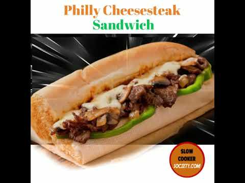 Philly Cheesesteak Sandwich | Crockpot Philly Cheesesteak Sandwiches ??