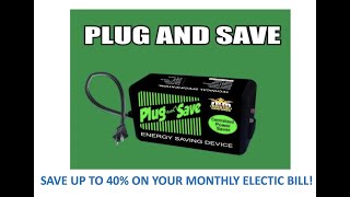 Plug and Save Energy Saving Device Demo