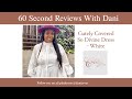 60 Second Reviews: So Divine Dress in White by Cutely Covered