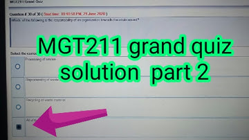 MGT211 grand quiz solution 2020# grand quiz of vu MGT211