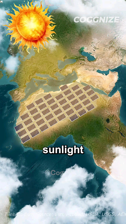 What If We Cover The Sahara Desert With Solar Panels? #shorts