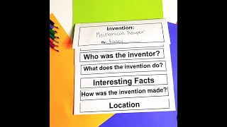 Famous Inventors and Inventions Research Project for US History
