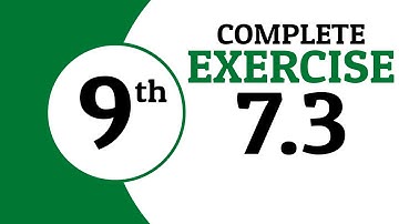 Exercise 7.3 - 9th Class Math | Waqas Nasir