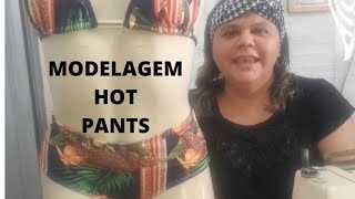 Modelagem Da Calça De Biquini Modelo Hot Pant