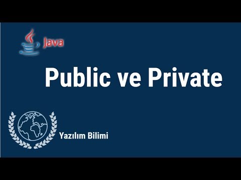 Video: Java'da erişim değiştiricileri nelerdir?