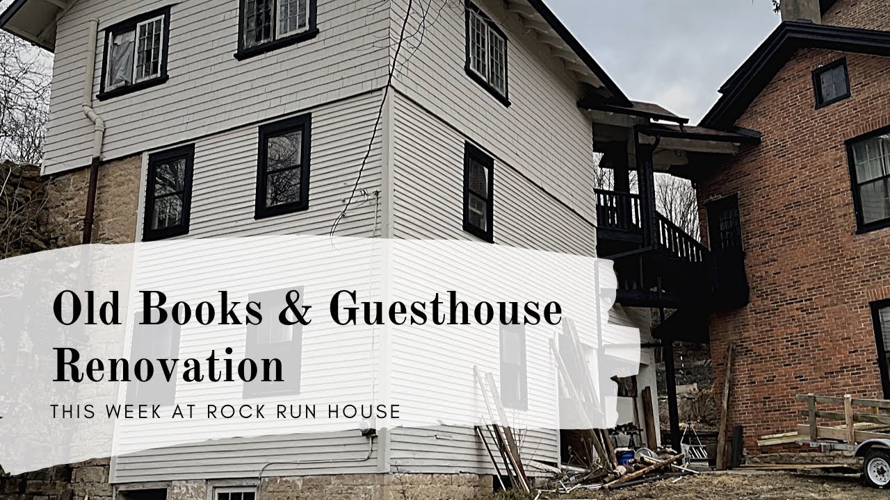 Guesthouse Project, Finding (more!) Old Books, Winter Work