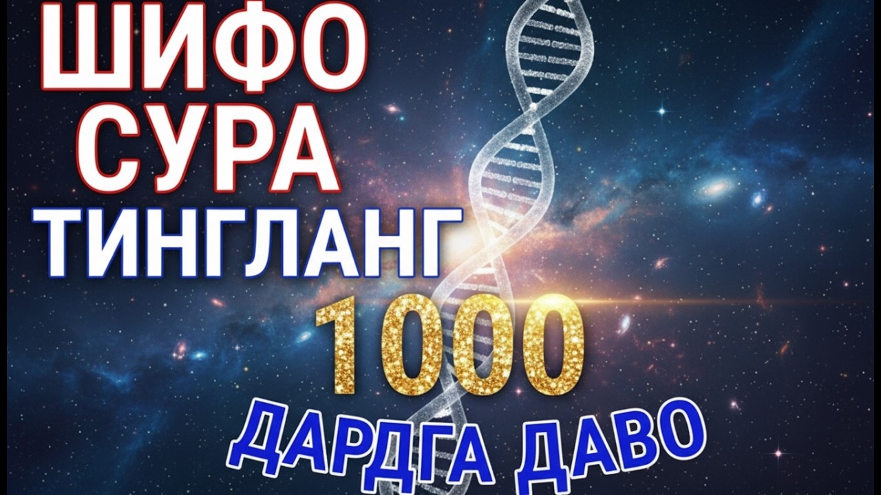 🕋 Муроттал Шифо Қуръон — Танa Оғриғи ва Касалликларга Қарши Илоҳий Даво