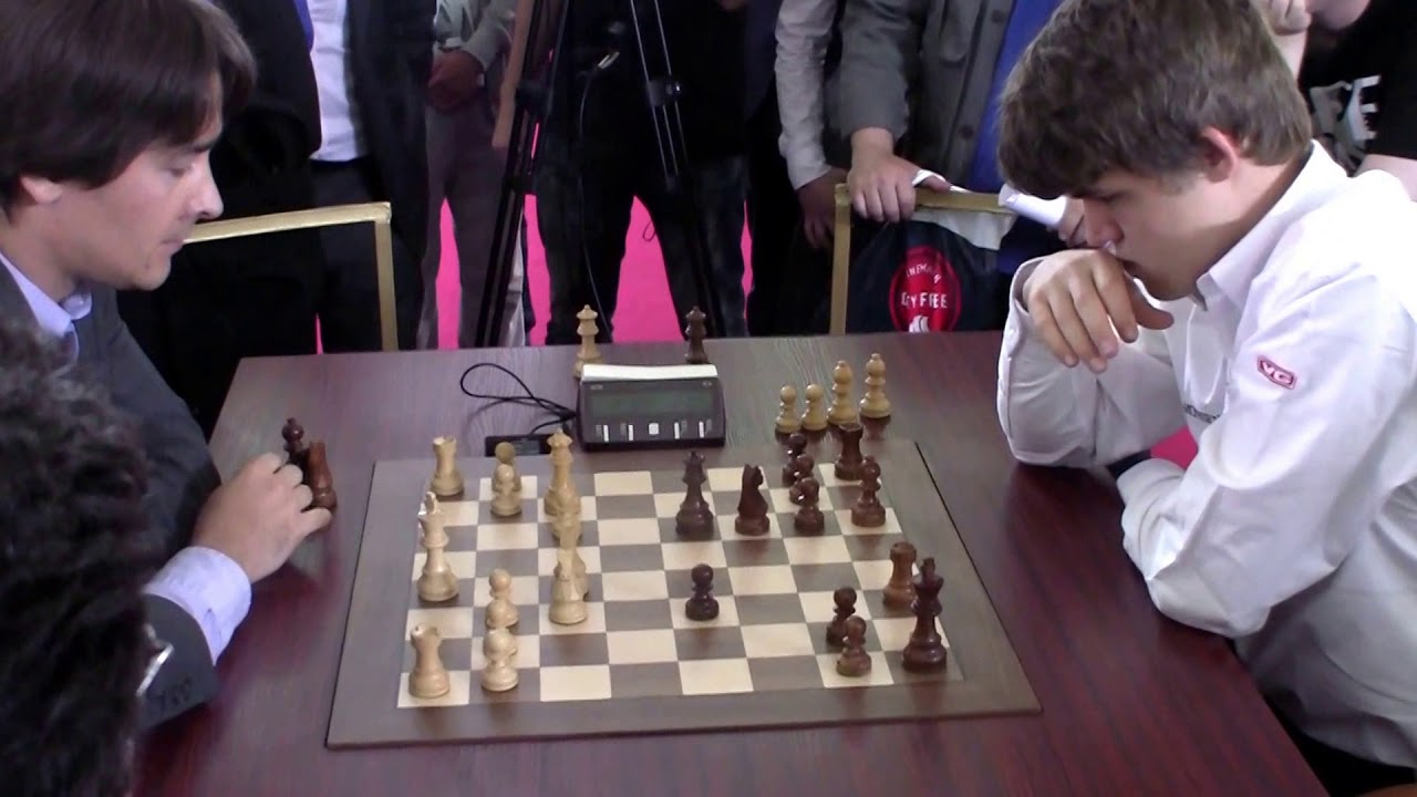 GM Morozevich (Russia) - GM Carlsen (Norway) 2013 FF