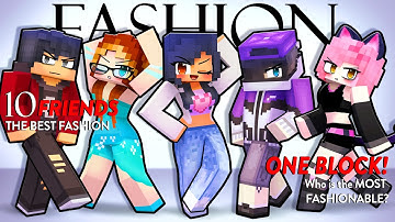 10 FRIENDS on one HIGH FASHION Block!