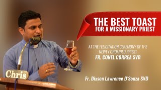 THE BEST TOAST for a Missionary Priest | Felicitating Fr. Conel Correa SVD