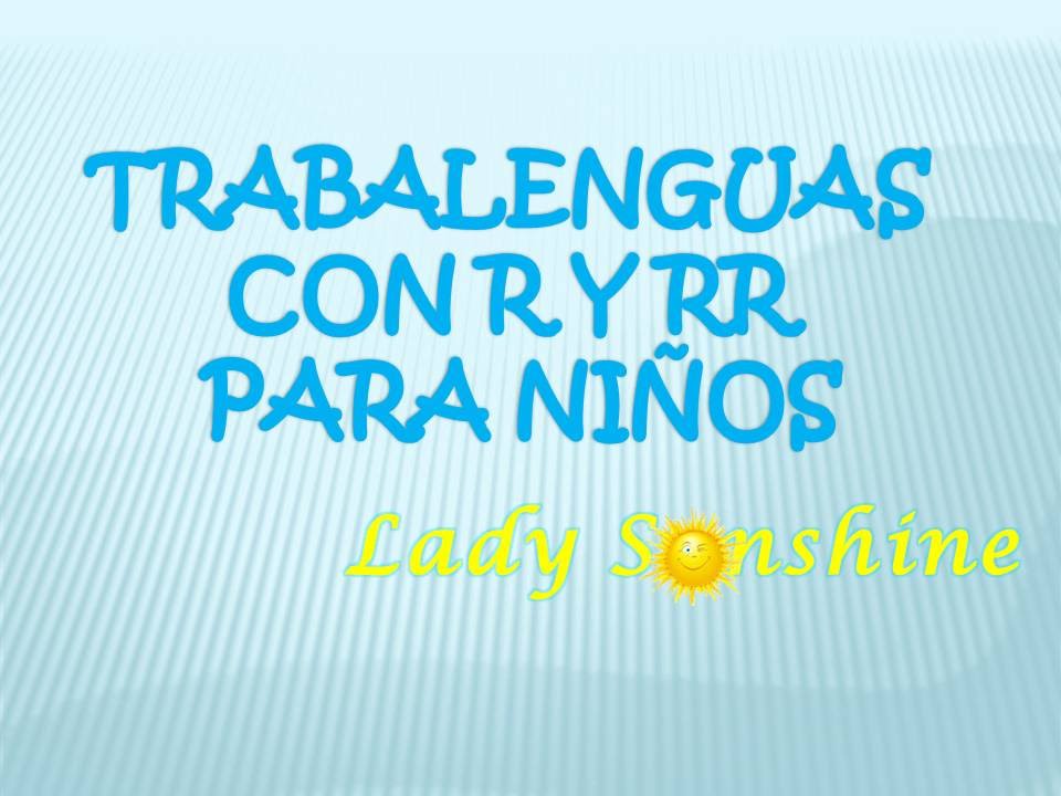 Trabalenguas Con R Y Rr Para Ninos Youtube