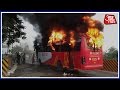 Moving bus catches fire in barnala punjab three killed 23 injured