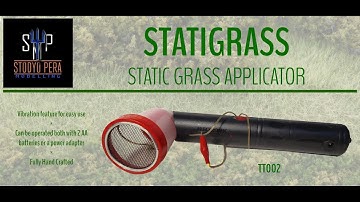 Statigrass: Static Grass Applicator - Unboxing & Operation