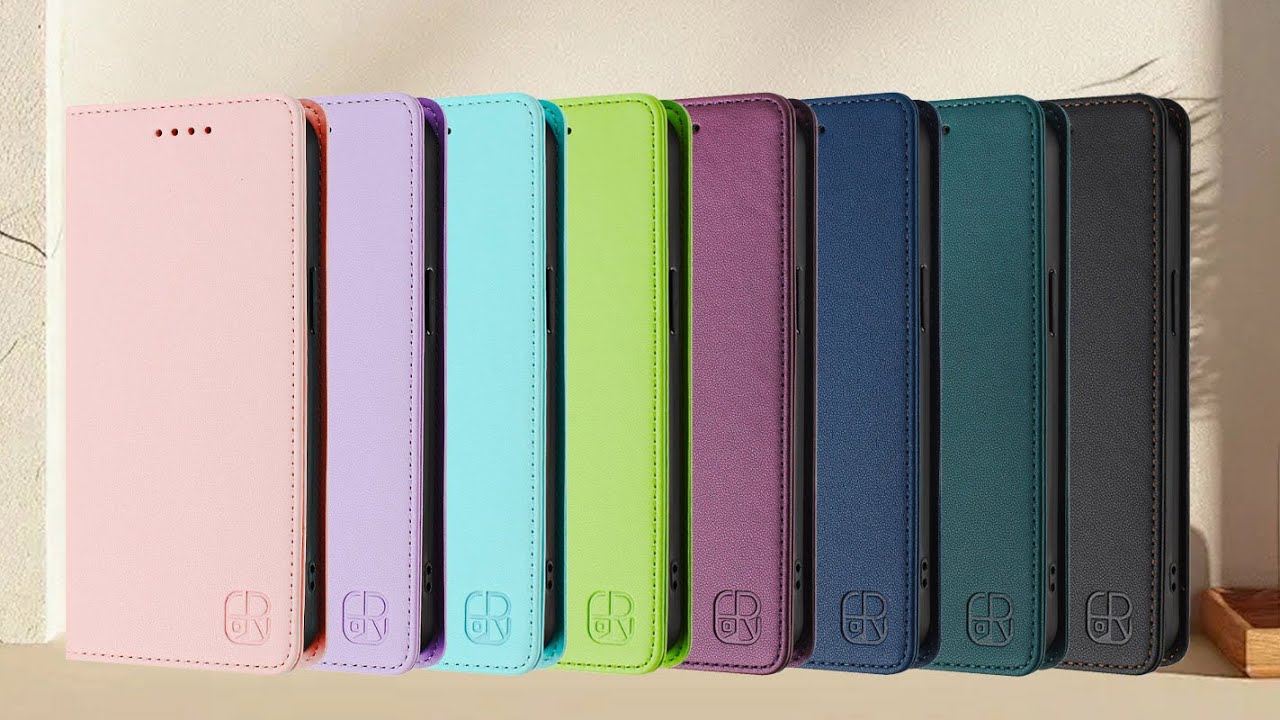 Custodia a portafoglio OPPO A15 Flip PU pelle e TPU Custodia protettiva