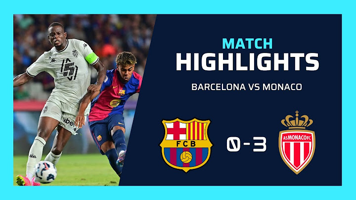 Barcelona vs Monaco 0-3 - All Goals & Highlights 2024