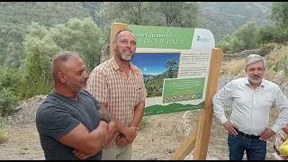 Inauguration du sentier découverte de la crête château