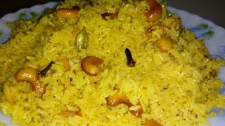 Bengali Basanti Pulao Recipe Sweet Yellow Rice Recipe