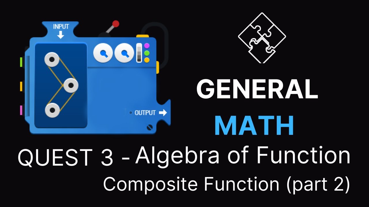 General Math - Quest 3 Algebra of Function part 2 - YouTube