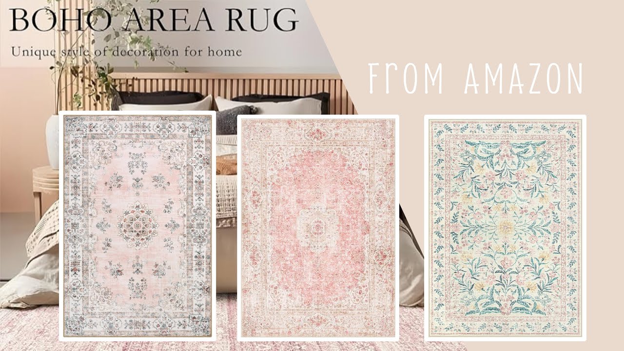 Amazon Finds Pink Area Rug First Apartment