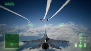 Ace Combat 7 : Bölüm 1 // F-16 savaş uçağı// Uçak Oyunları screenshot 1
