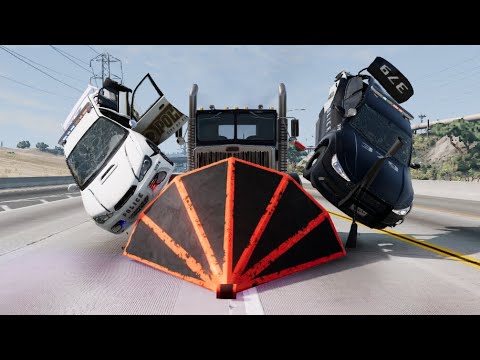 Epic Police Chase Crash & Fail Compilation #29 - BeamNG Drive - YouTube