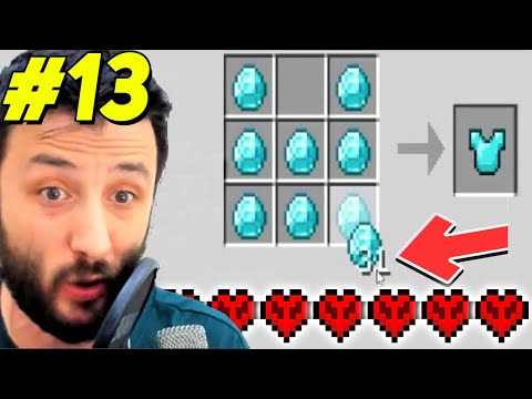 GARLOŞ'a ELMAS SET HEDİYE ETTİM 💎 ÖLDÜN ÇIK HARDCORE 1.20 Minecraft 13.Bölüm