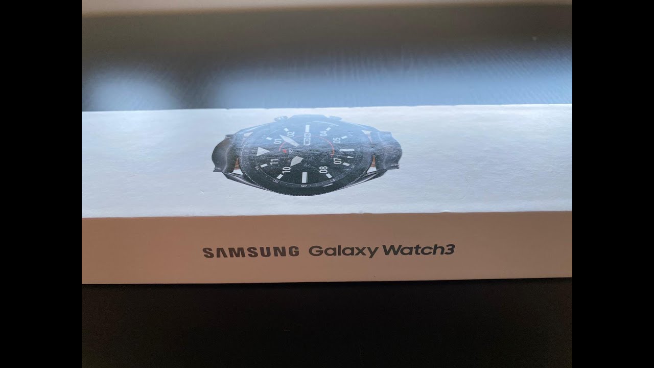Samsung Galaxy Watch 3 unboxing und Kopplung mit iPhone 11 Pro Max - YouTube
