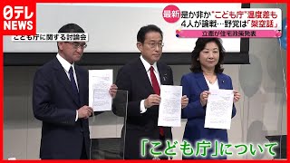 【自民党総裁選】”こども庁”設置を巡り候補者が議論