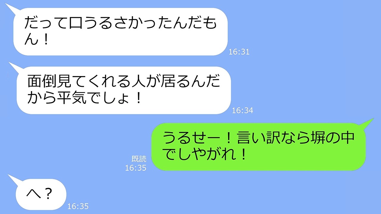 【LINE】雪が降る真夜中、ボロボロの義母が「一晩だけ泊まらせて…」同居していた兄夫婦に追い出され家に来たのですが…ｗ【総集編】