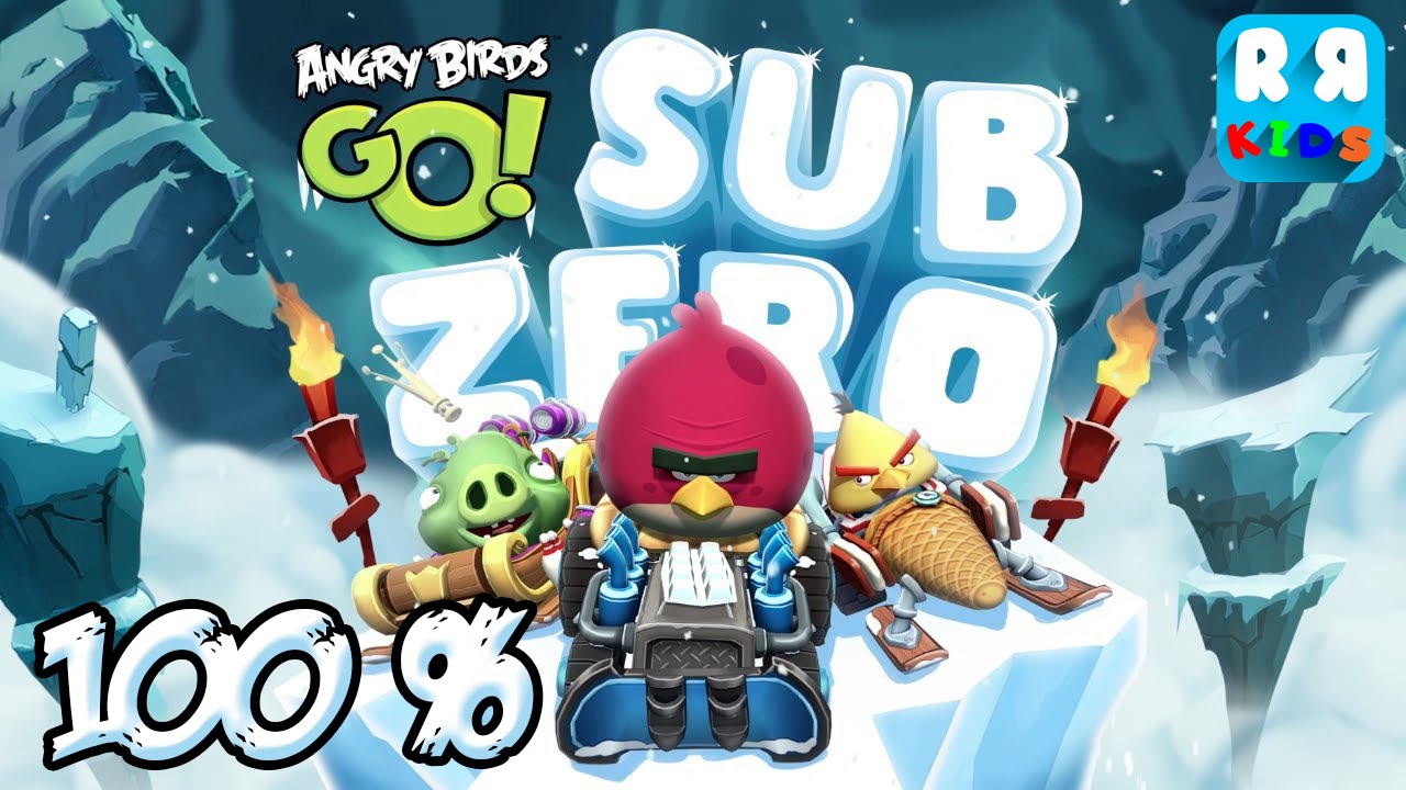 Angry Birds GO! - Sub Zero 100% - Walktrough Gameplay