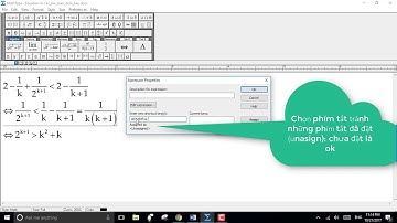 Tạo phím tắt cho mathtype