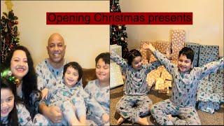 Christmas Opening Presents