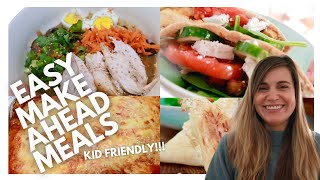 EASY MAKE AHEAD MEALS - EASY KID FRIENDLY DINNER IDEAS - FREEZER MEALS AFFORDABLE AND HEALTHY