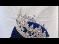 Adjustable Rhinestone Crown Tiara