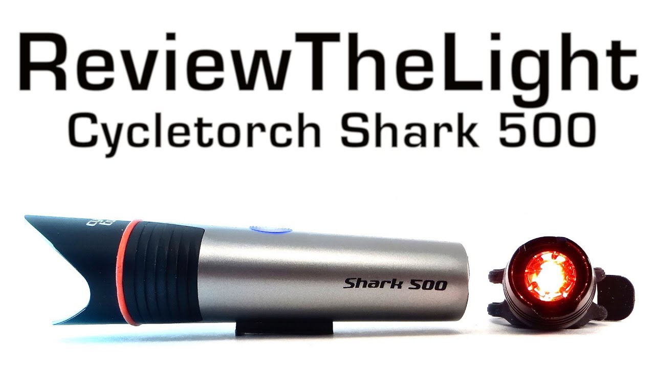 ReviewTheLight:  Cycletorch Shark 500 (500 Lumen Bike Light!)