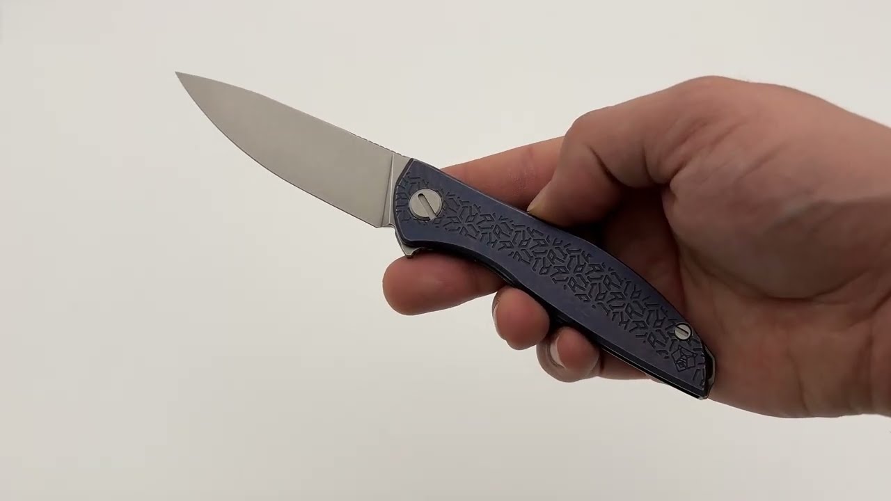 NeOn R1P Gen. 2 - Purple Titanium Handle - Elmax Blade - MRBS