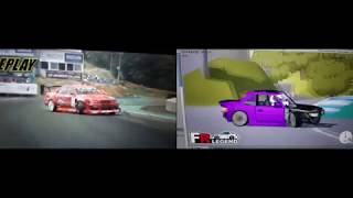 Indie Drift Game FR-LEGEND WIP#4 EBISU JUMP COMPARISON