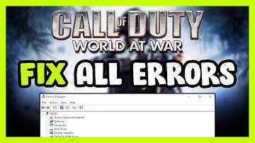 FIX Call of Duty: World at War Crashing, Freezing, Not Launching, Stuck & Black Screen