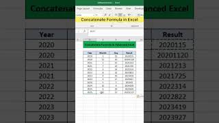 Concatenate Formula in Advanced Excel | Advanced Excel Formula #6 #1000excelformula #excel #zoho