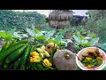 Abundant first vegetable harvest cooking dinengdeng ilocano recipe