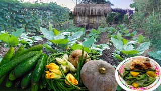 Abundant First Vegetable HARVEST, Cooking Dinengdeng ILOCANO Recipe