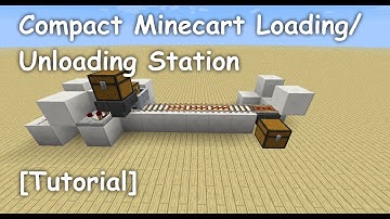 Compact Minecart Loading/Unloading Station [Tutorial]