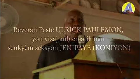 Rev. Pasteur Ulrick PAULEMON, visage emblmatique 5me Gnipailler (Potino) Commune Cornillon GB