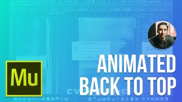 Adobe Muse Tutorial | Animated Back to Top Button