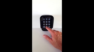 Entering programming mode on the Gate1 GA15 Wireless keypad