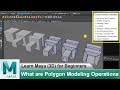 What are Maya Polygon Modeling Steps | Learn Maya 3d Animation For Beginners Tutorials #70